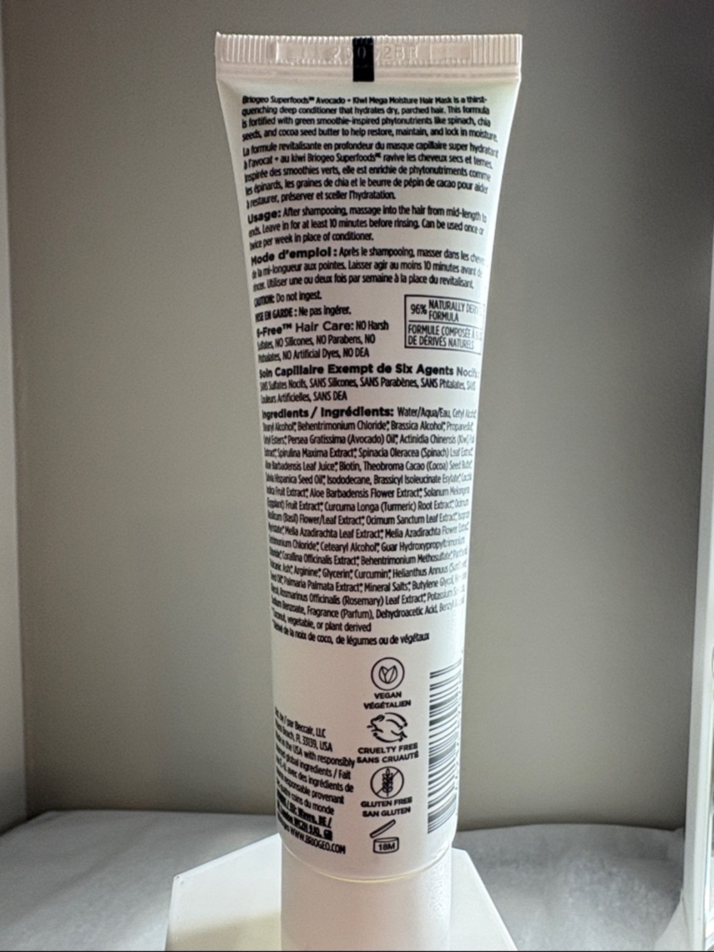 Briogeo, Superfoods Avocado + Kiwi Mega Moisture Hair Mask 59mL SEALED - Picture 2 of 4